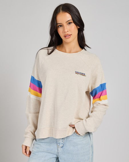 LAS DALIAS RAGLAN CREW