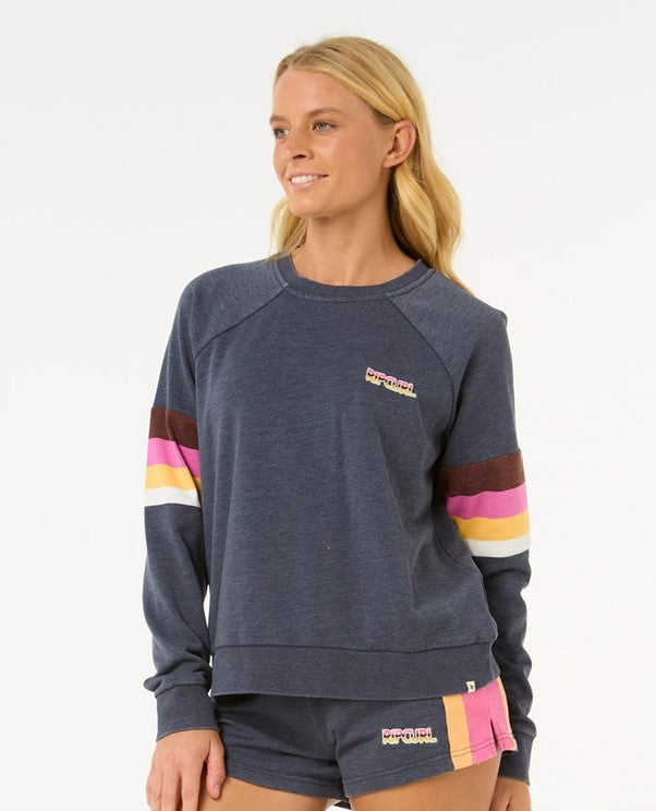 LAS DALIAS RAGLAN CREW