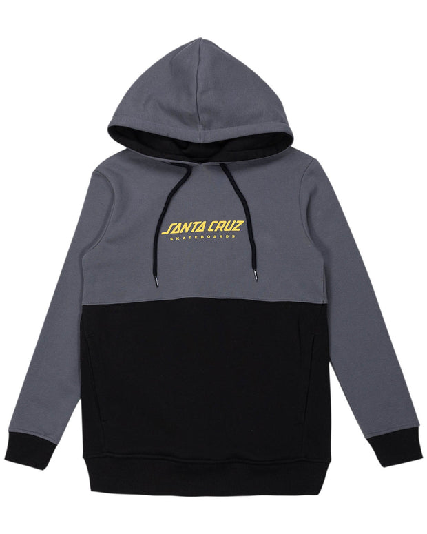 SOLID STRIP FRONT HOODY