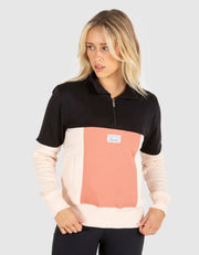 LADIES FLEECE-HALF ZIP-BONNIE